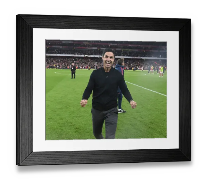 Framed Print : Mikel Arteta's Masterclass: Arsenal's Triumphant 2022-23 Premier League Victory Over Liverpool