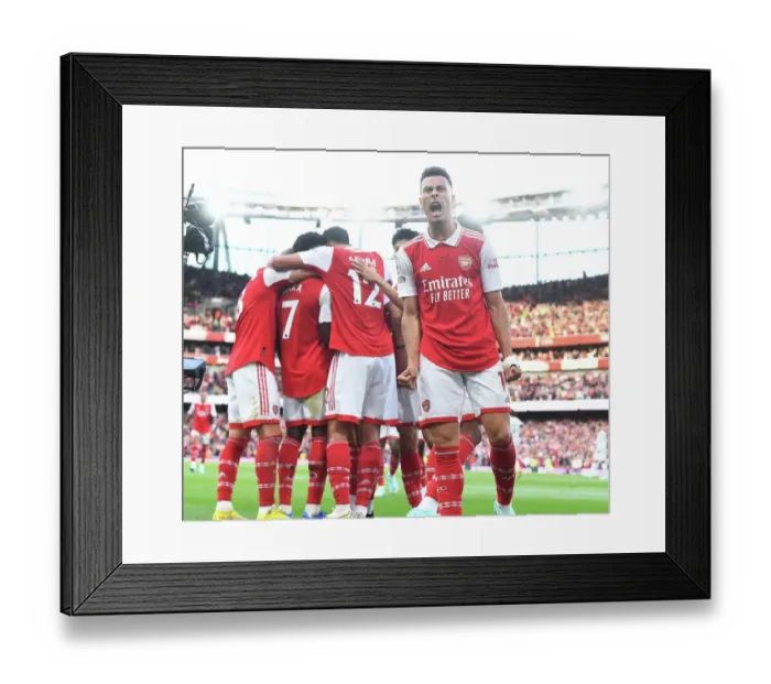 Framed Print : Arsenal's Bukayo Saka and Gabriel Martinelli Celebrate Goals Against Liverpool in 2022-23 Premier League Framed Print : Arsenal's Bukayo Saka and Gabriel Martinelli Celebrate Goals Against Liverpool in 2022-23 Premier League