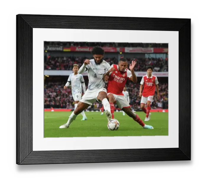 Framed Print : Arsenal vs. Liverpool: A Premier League Showdown at Emirates Stadium, 2022-23 Framed Print : Arsenal vs. Liverpool: A Premier League Showdown at Emirates Stadium, 2022-23