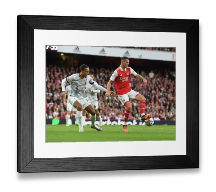 Framed Print : Clash of Midfield Titans: Xhaka vs. Van Dijk - Arsenal vs. Liverpool, Premier League 2022-23 Framed Print : Clash of Midfield Titans: Xhaka vs. Van Dijk - Arsenal vs. Liverpool, Premier League 2022-23