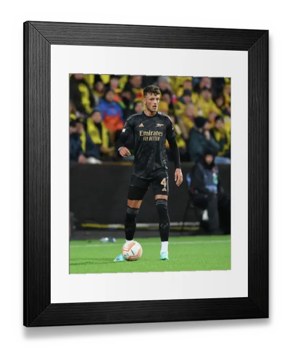 Framed Print : Ben White Shines: Arsenal's Europa League Victory over Bodø / Glimt Framed Print : Ben White Shines: Arsenal's Europa League Victory over Bodø / Glimt