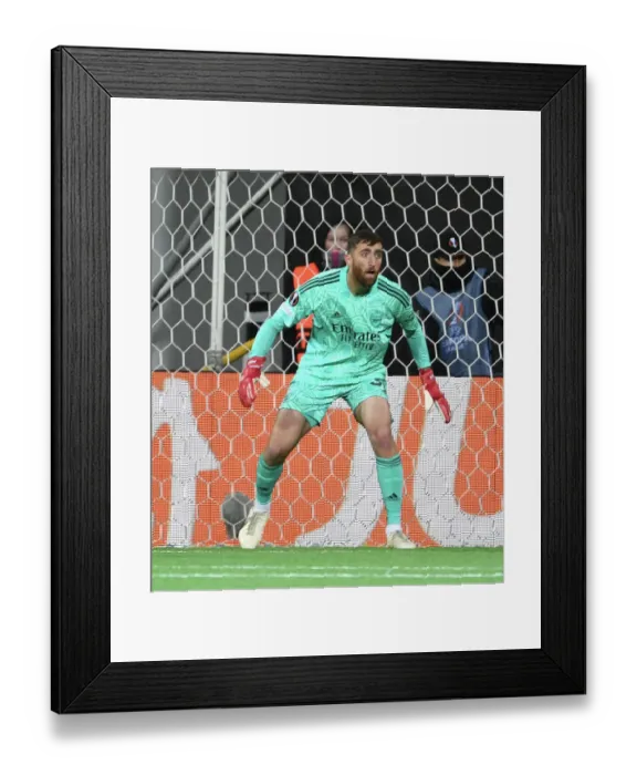 Framed Print : Arsenal's Matt Turner in Action against Bodø / Glimt in UEFA Europa League Group A