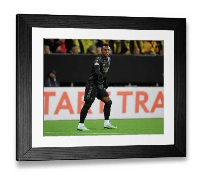 Framed Print : Marquinhos Shines: Arsenal's Standout Performance in Europa League Clash vs. Bodø / Glimt Framed Print : Marquinhos Shines: Arsenal's Standout Performance in Europa League Clash vs. Bodø / Glimt