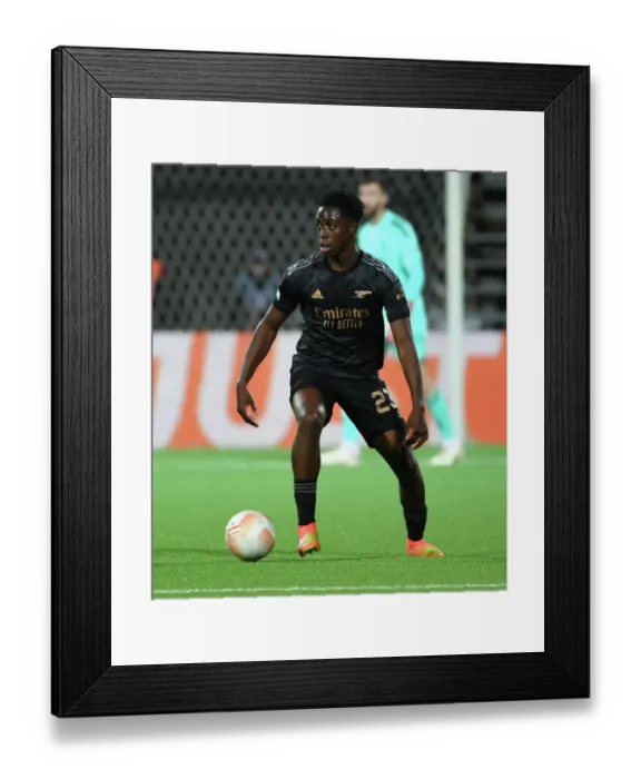 Framed Print : Arsenal's Sambi in Action against Bodø / Glimt in Europa League Group Stage, 2022 Framed Print : Arsenal's Sambi in Action against Bodø / Glimt in Europa League Group Stage, 2022