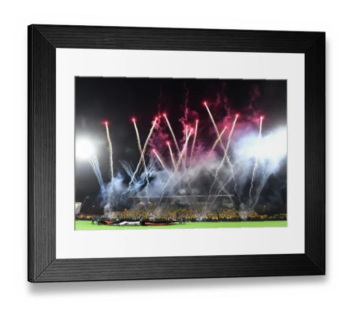 Framed Print : Arsenal's Europa League Debut at Bodø / Glimt: Aspmyra Stadion's Fireworks Extravaganza (2022-23) Framed Print : Arsenal's Europa League Debut at Bodø / Glimt: Aspmyra Stadion's Fireworks Extravaganza (2022-23)