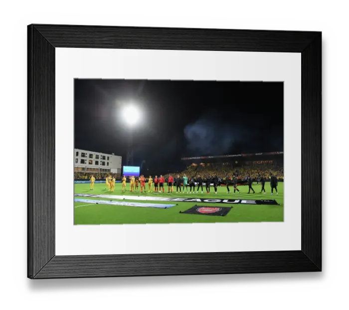 Framed Print : Arsenal vs. Bodø / Glimt: UEFA Europa League Showdown in Norway