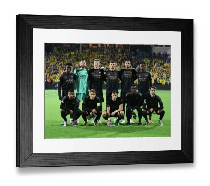 Framed Print : Arsenal FC vs. FK Bodo / Glimt: UEFA Europa League Group A Showdown