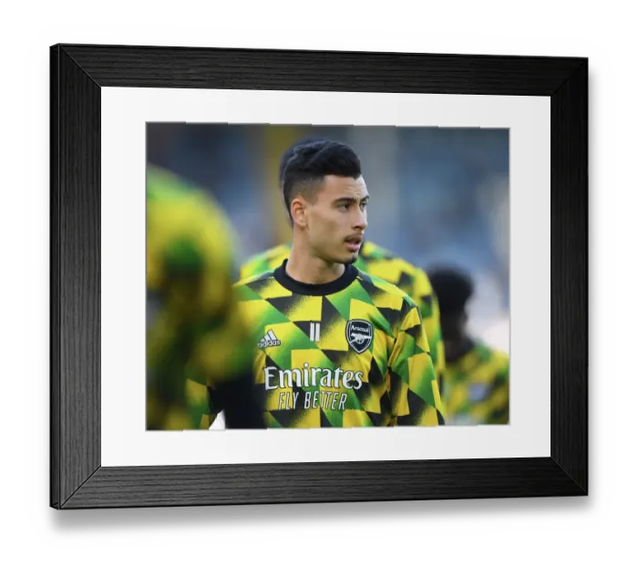 Framed Print : Gabriel Martinelli's Focus: Intense Warm-Up Ahead of Arsenal's Clash with Leeds United (Premier League 2022-23) Framed Print : Gabriel Martinelli's Focus: Intense Warm-Up Ahead of Arsenal's Clash with Leeds United (Premier League 2022-23)