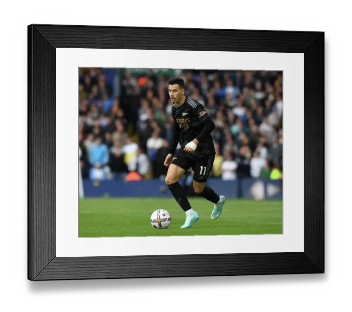 Framed Print : Gabriel Martinelli in Action: Arsenal's Star Forward Shines Against Leeds United, Premier League 2022-23 Framed Print : Gabriel Martinelli in Action: Arsenal's Star Forward Shines Against Leeds United, Premier League 2022-23