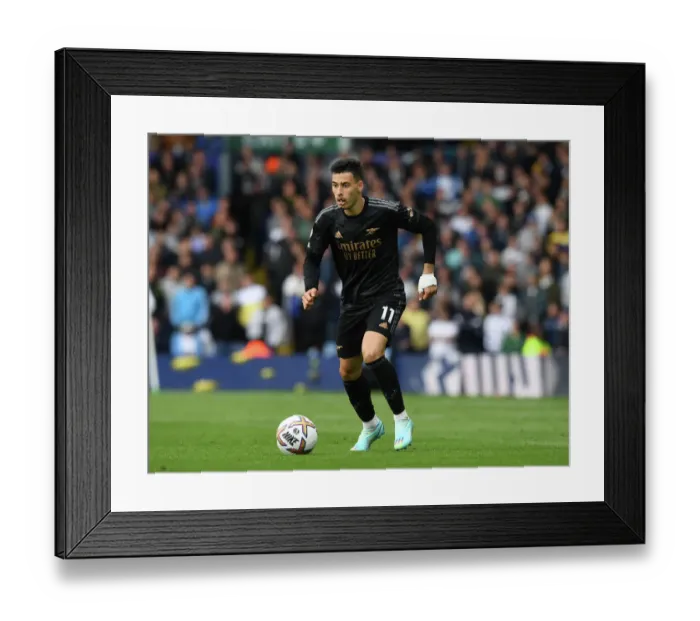 Framed Print : Gabriel Martinelli in Action: Premier League 2022-23 - Arsenal vs. Leeds United