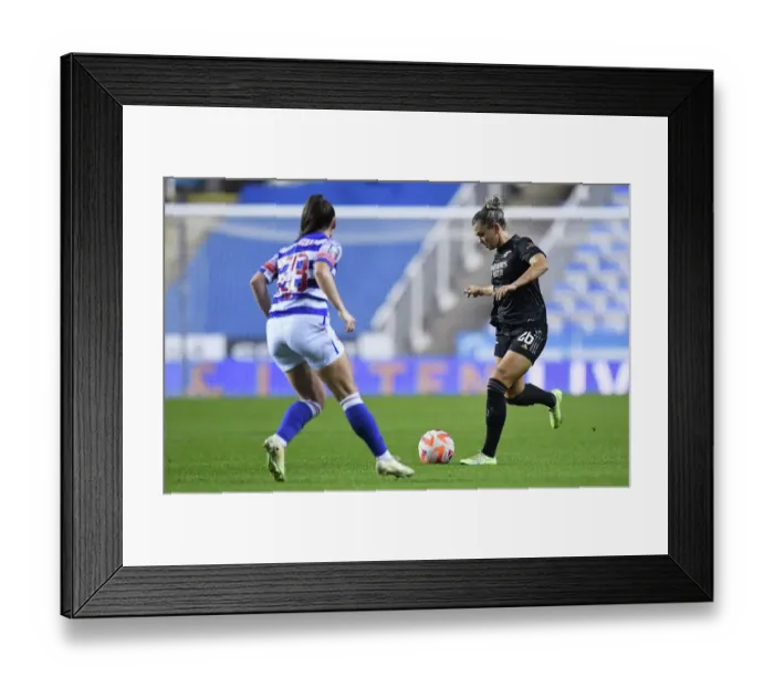 Framed Print : Arsenal Women Take on Reading in FA WSL Showdown Framed Print : Arsenal Women Take on Reading in FA WSL Showdown
