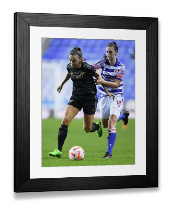 Framed Print : Arsenal's Katie McCabe in Action during FA WSL Clash vs. Reading