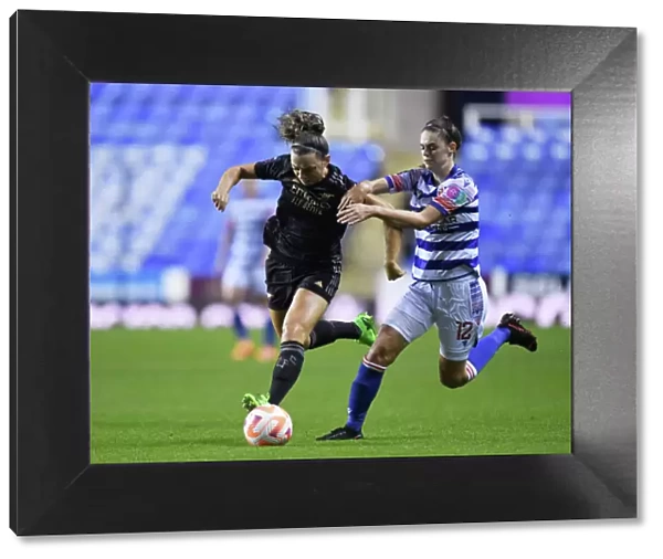 Arsenal's Katie McCabe in Action against Reading in FA WSL Match