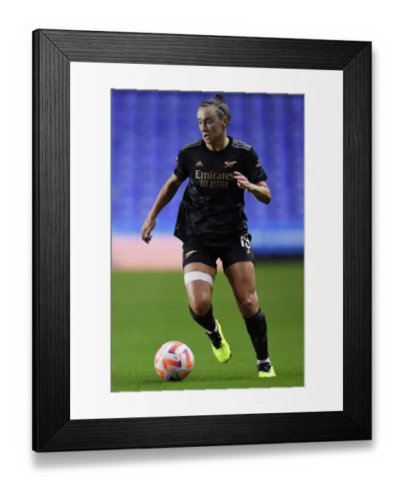 Framed Print : Arsenal Women Face Off Against Reading in FA WSL Clash