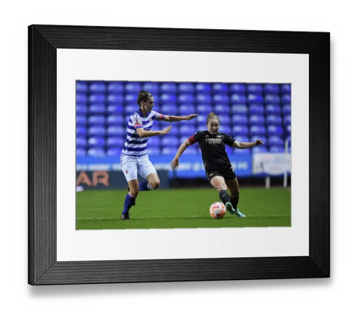 Framed Print : Arsenal's Kim Little Shines in Reading vs Arsenal: FA WSL Showdown Framed Print : Arsenal's Kim Little Shines in Reading vs Arsenal: FA WSL Showdown