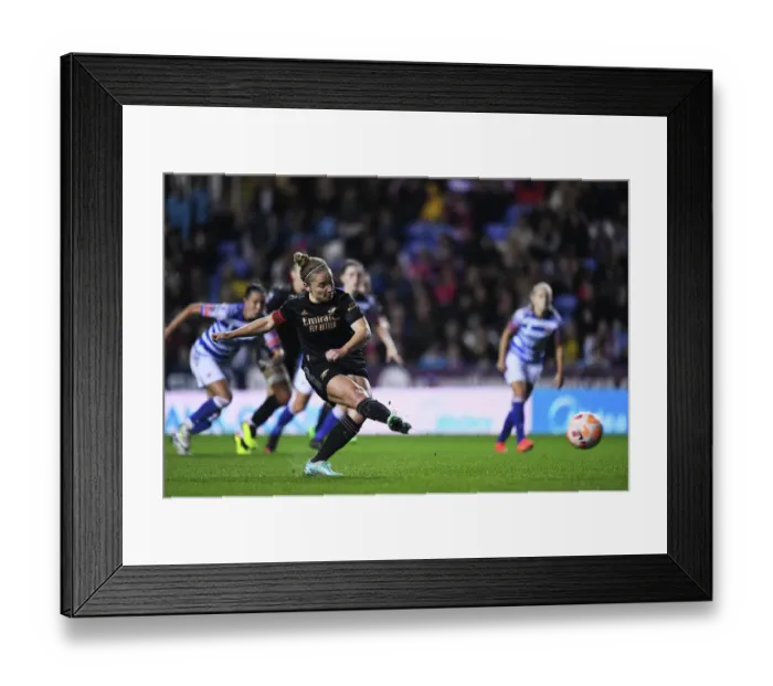 Framed Print : Arsenal's Kim Little Denied by Reading Goalkeeper in FA WSL Clash