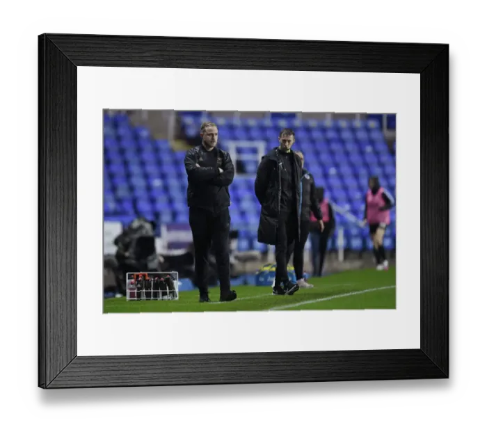 Framed Print : Jonas Eidevall Leads Arsenal Women in FA WSL Clash Against Reading