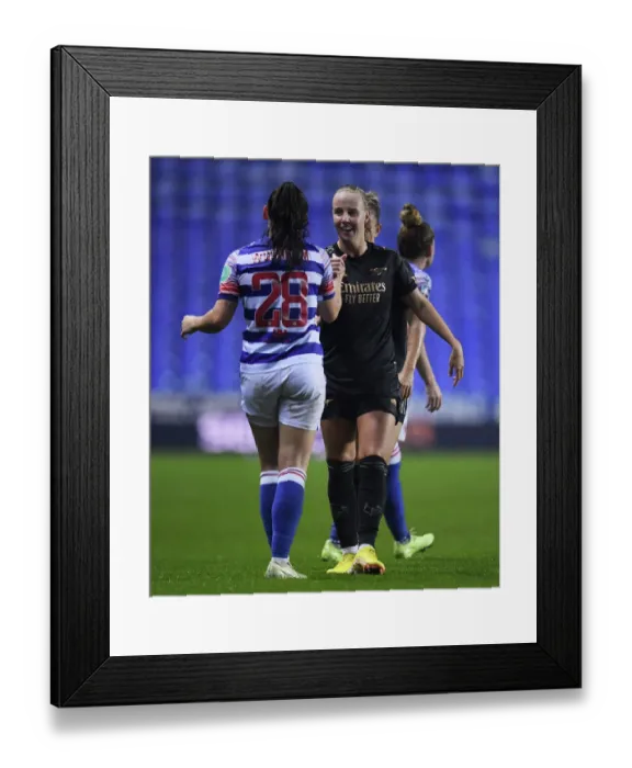 Framed Print : Arsenal's Beth Mead Shines: Arsenal Women Crush Reading in FA WSL (2022-23)