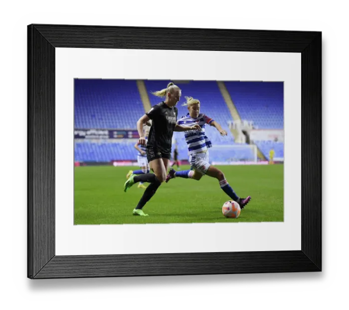 Framed Print : Stina Blackstenius Star Turn: Arsenal Cruise Past Reading in FA WSL Showdown Framed Print : Stina Blackstenius Star Turn: Arsenal Cruise Past Reading in FA WSL Showdown