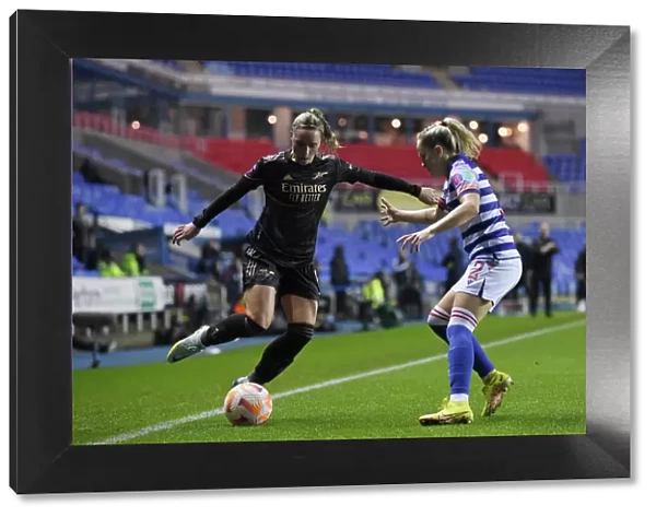 Arsenal's Jordan Nobbs in Action against Reading in FA WSL Match