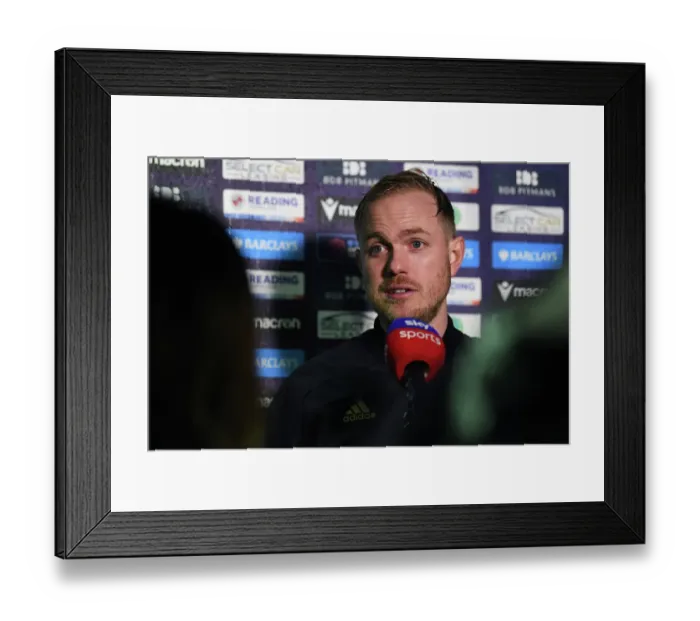 Framed Print : Post-Match Interview: Jonas Eidevall Reflects on Arsenal Women's FA WSL Triumph over Reading Framed Print : Post-Match Interview: Jonas Eidevall Reflects on Arsenal Women's FA WSL Triumph over Reading