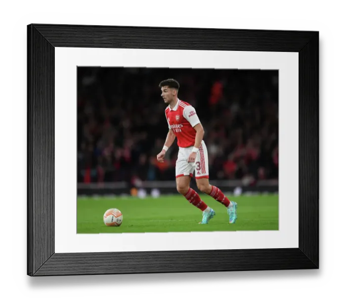 Framed Print : Arsenal's Kieran Tierney in Action: Europa League Clash Against PSV Eindhoven (2022-23) Framed Print : Arsenal's Kieran Tierney in Action: Europa League Clash Against PSV Eindhoven (2022-23)