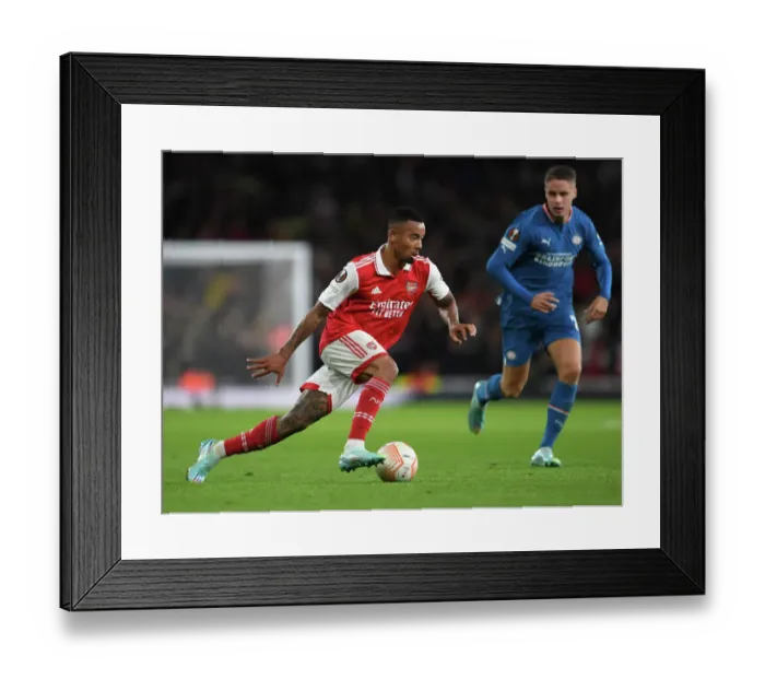 Framed Print : Arsenal vs PSV Eindhoven: Europa League Battle at Emirates Stadium (2022-23)