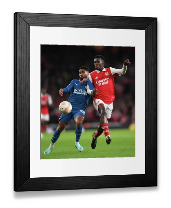 Framed Print : Arsenal vs PSV Eindhoven: Europa League Clash at Emirates Stadium Framed Print : Arsenal vs PSV Eindhoven: Europa League Clash at Emirates Stadium
