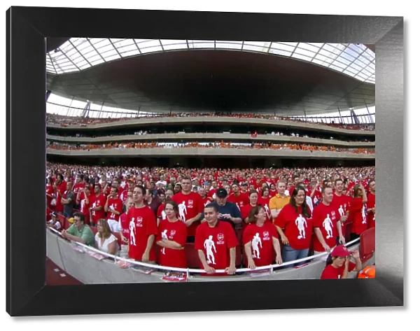 Arsenal fans in the Emirates Stadium