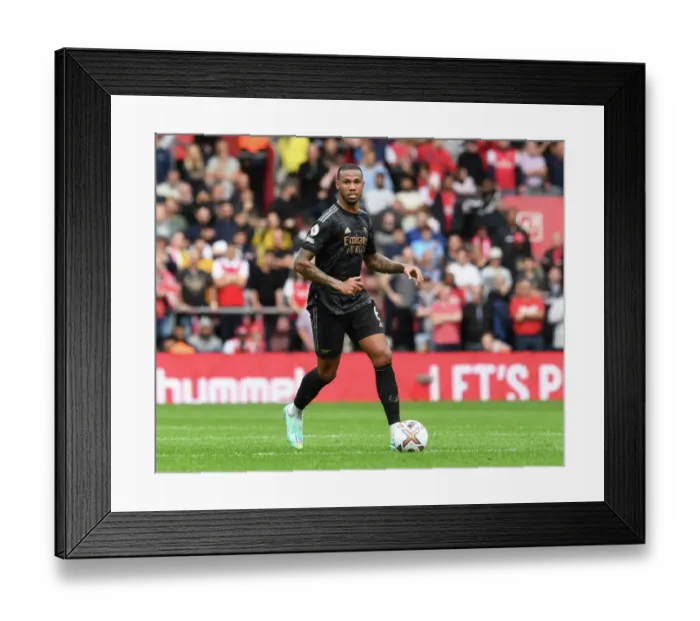 Framed Print : Gabriel Magalhaes in Action: Southampton vs. Arsenal, Premier League 2022-23