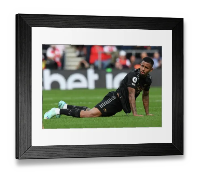 Framed Print : Gabriel Jesus in Action: Southampton vs. Arsenal, Premier League 2022-23 Framed Print : Gabriel Jesus in Action: Southampton vs. Arsenal, Premier League 2022-23