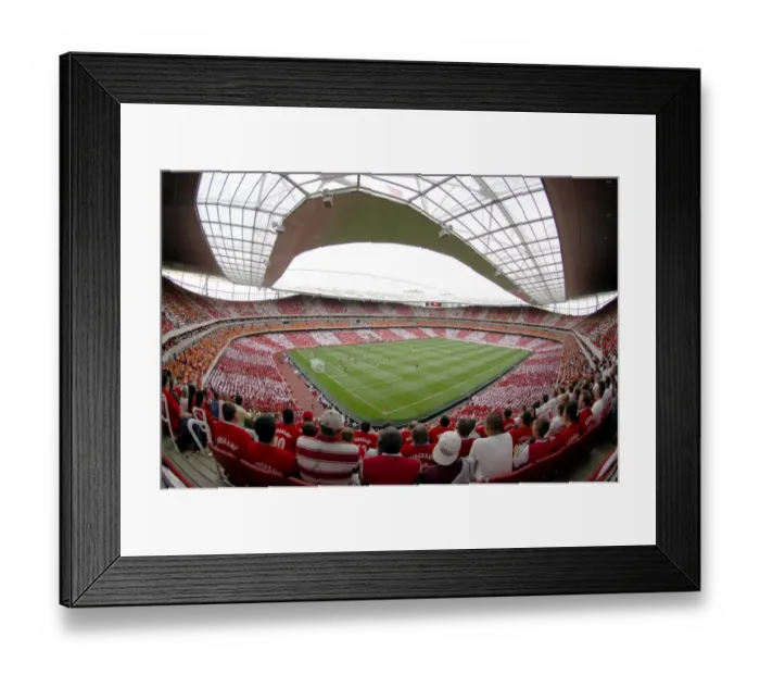 Framed Print : Dennis Bergkamp Testimonial: Arsenal's Triumphant 2-1 Victory over Ajax at Emirates Stadium (2006)