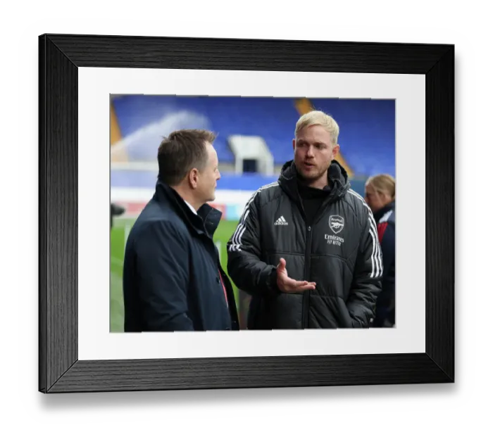 Framed Print : Arsenal's Jonas Eidevall Ahead of Liverpool WSL Clash