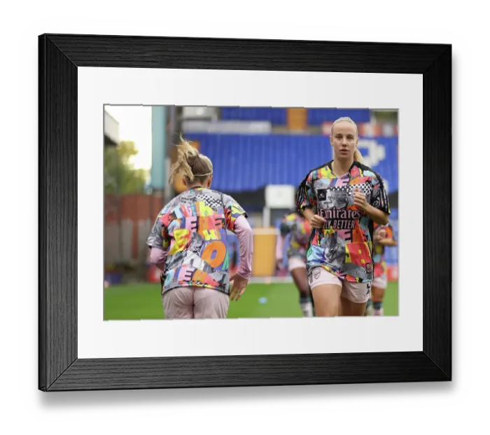 Framed Print : Arsenal's Beth Mead Prepares for Liverpool Showdown in FA WSL Clash Framed Print : Arsenal's Beth Mead Prepares for Liverpool Showdown in FA WSL Clash
