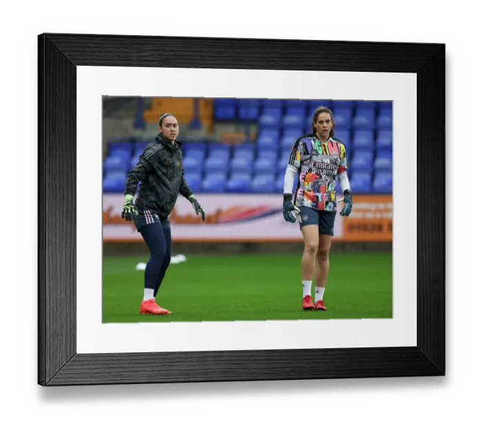 Framed Print : Arsenal vs Liverpool: Women's Super League Clash at Prenton Park