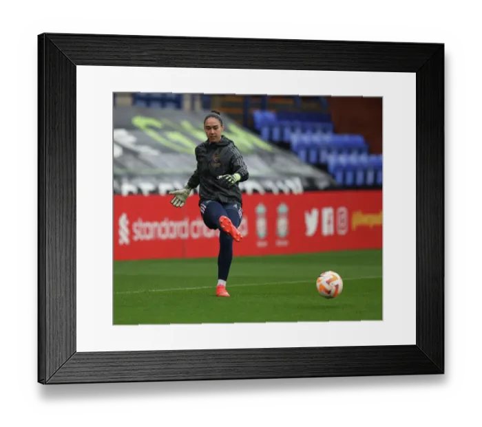 Framed Print : Arsenal's Manuela Zinsberger Prepares for Liverpool Clash in FA WSL Framed Print : Arsenal's Manuela Zinsberger Prepares for Liverpool Clash in FA WSL
