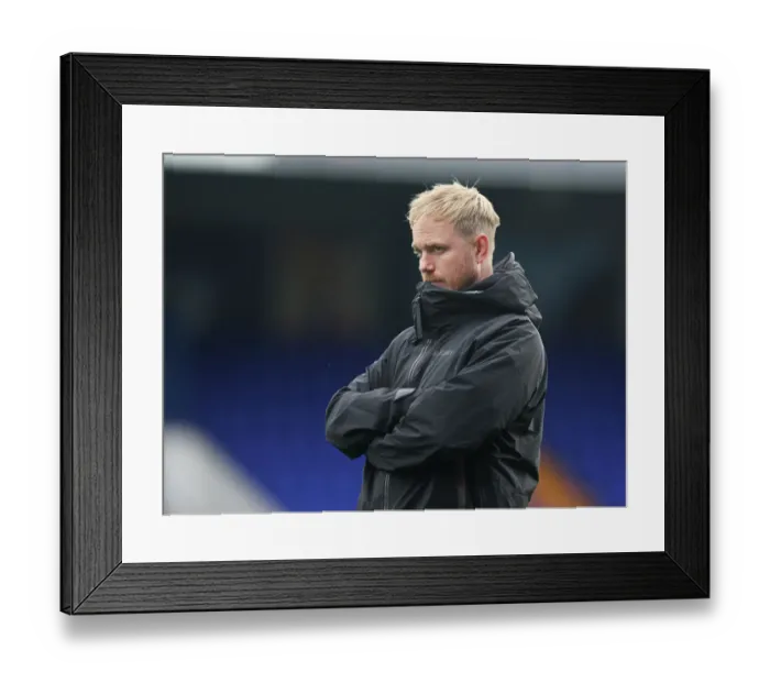 Framed Print : Arsenal's Jonas Eidevall Faces Off Against Liverpool in FA WSL Clash Framed Print : Arsenal's Jonas Eidevall Faces Off Against Liverpool in FA WSL Clash