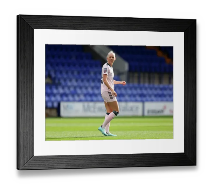 Framed Print : Arsenal's Stina Blackstenius Shines in FA Women's Super League Showdown Against Liverpool