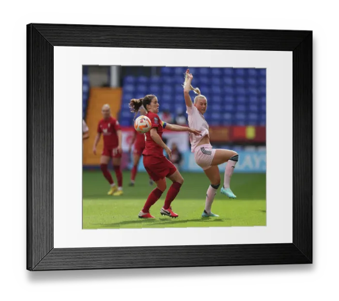 Framed Print : Arsenal vs. Liverpool: FA Womens Super League Showdown - A Titanic Battle