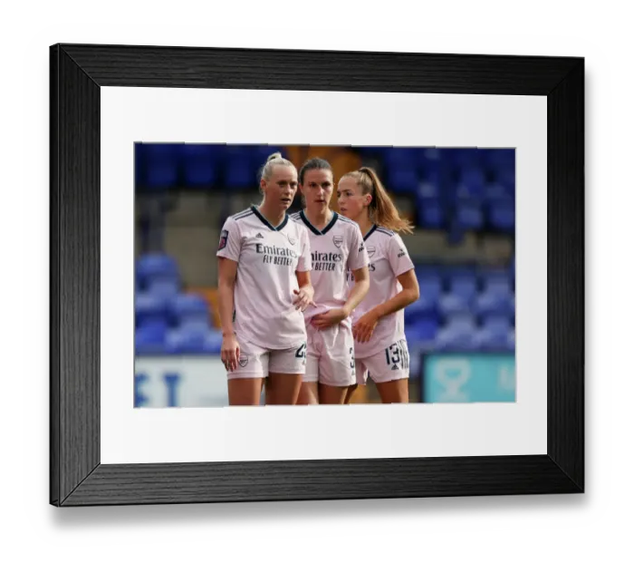Framed Print : Arsenal Women vs. Liverpool: Blackstenius and Wubben-Moy Star in FA WSL Showdown