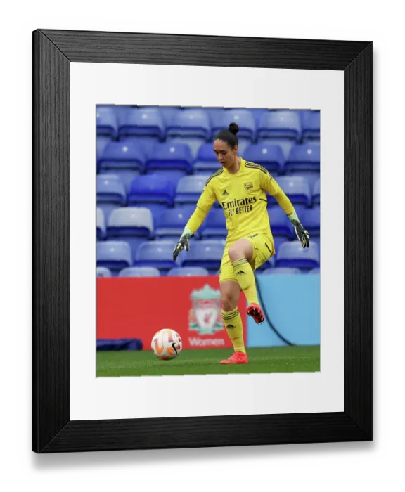 Framed Print : Manuela Zinsberger's Stellar Performance: Arsenal vs. Liverpool, FA Women's Super League
