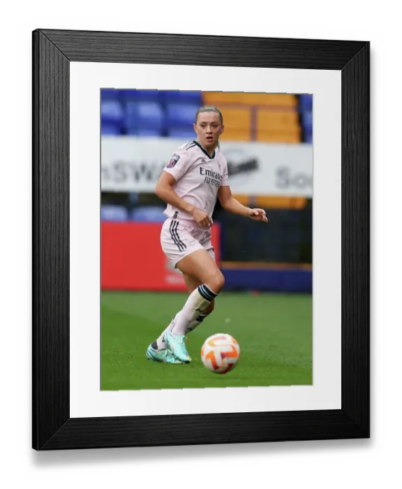 Framed Print : Arsenal's Katie McCabe Faces Off Against Liverpool in FA WSL Showdown