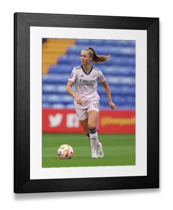 Framed Print : BIRKENHEAD, ENGLAND - OCTOBER 23: Lia Walti of Arsenal during the FA Womens Super League match between Liverpool