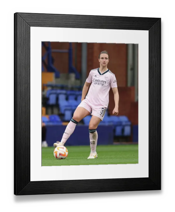 Framed Print : Arsenal's Lotte Wubben-Moy in Action: FA WSL Clash Against Liverpool Framed Print : Arsenal's Lotte Wubben-Moy in Action: FA WSL Clash Against Liverpool