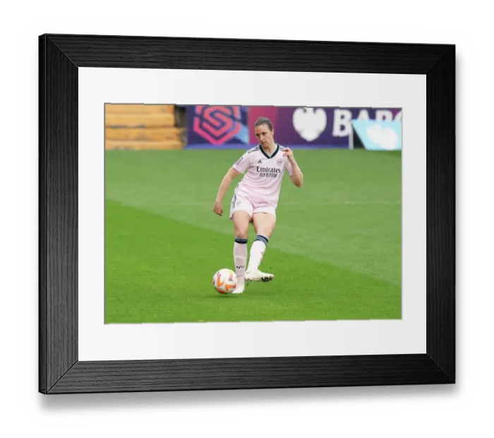 Framed Print : Arsenal's Lotte Wubben-Moy in Action: FA WSL Clash Against Liverpool