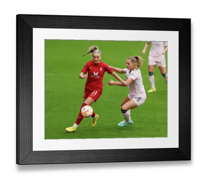 Framed Print : Clash of the Stars: Maritz vs. Lawley in Arsenal vs. Liverpool FA Womens Super League Showdown Framed Print : Clash of the Stars: Maritz vs. Lawley in Arsenal vs. Liverpool FA Womens Super League Showdown