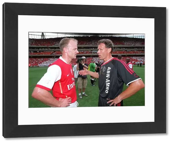 Dennis Bergkamp (Arsenal) and Marco van Basten (Ajax)