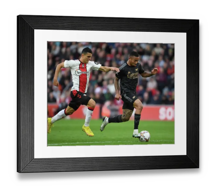Framed Print : Gabriel Jesus Breaks Past Southampton's Mo Elyounoussi: Arsenal vs Southampton, Premier League 2022-23 Framed Print : Gabriel Jesus Breaks Past Southampton's Mo Elyounoussi: Arsenal vs Southampton, Premier League 2022-23