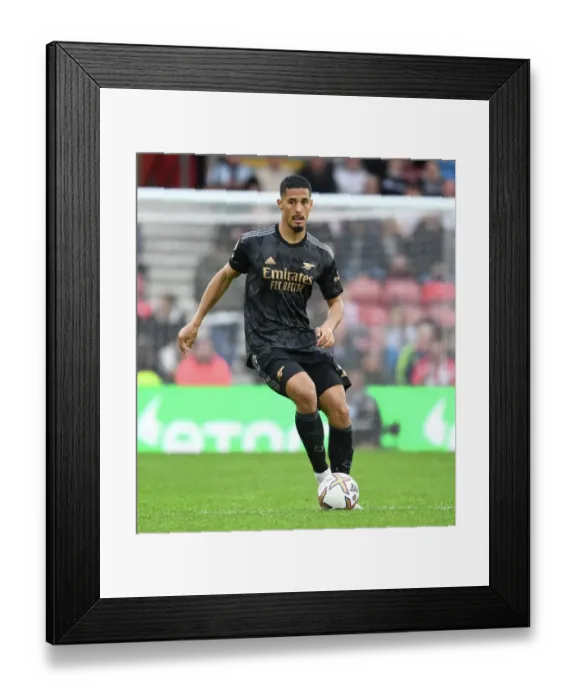 Framed Print : William Saliba in Action: Southampton vs. Arsenal, Premier League 2022-23