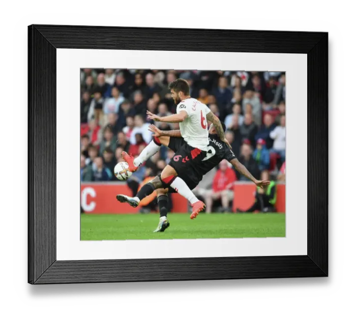 Framed Print : Gabriel Jesus vs. Duje Caleta-Car: A Battle for Dominance in the Southampton vs. Arsenal Premier League Showdown, 2022-23 Framed Print : Gabriel Jesus vs. Duje Caleta-Car: A Battle for Dominance in the Southampton vs. Arsenal Premier League Showdown, 2022-23